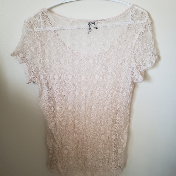 Dynamite Lace Top Pink Large - Picture 5 of 5
